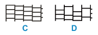 噴嘴檢查圖案A列印影像
